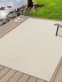 Outdoorteppich THE CARPET "Kansas", beige (creme), B:120cm H:10mm L:170cm