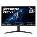 acer Predator X27 X1 Gaming Monitor 26.5 Zoll (69 cm Bildschirm) 4K (UHD), QD-OLED, 240Hz, 0.03ms (GTG), 2xHDMI 2.1, 2xDP 1.4, USB-C, USB HUB, FreeSync Premium Pro/G-Sync Comp., HDR, Pivot