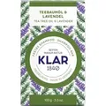 Klar Seifen festes Shampoo Teebaumöl & Lavendel 100g (gegen Schuppen)