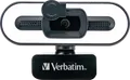 VERBATIM 49579 - Webcam inkl. Mikrofon, 1080p Full HD, Autofokus, Beleuchtung