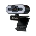 VERBATIM USB WEBCAM 1080P HD 49579 Mikrofon/Licht/Kabel/schwarz (0023942495796)