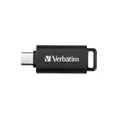 Verbatim Store 'n' Go USB-C Stick 32GB Speicherstick Schwarz für Handy Laptop PC