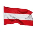 PHENO FLAGS Flagge Österreich Flagge 90 x 150 cm Österreichische Fahne Länderfahnen (Hissflagge für Fahnenmast), Inkl. 2 Messing Ösen