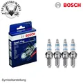 BOSCH 4x Zündkerzen für FORD