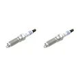2x Bosch 0 242 145 573 Zündkerze für Ford Fiesta VI Fiesta VII Focus III