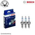BOSCH 3x Zündkerzen für FORD
