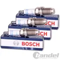 3x BOSCH ZÜNDKERZEN passend für FORD B-MAX GRAND C-MAX ECOSPORT FIESTA VI
