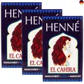 El Cahira - Henna Mahagoni Rot - Mahogany - Acajou 3er Pack (3x 90g)