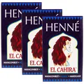 El Cahira - Henna Mahagoni Rot - Mahogany - Acajou 3er Pack 3x 90g