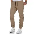 Amaci&Sons Chinohose NEW JERSEY Basic Jogger-Chino Herren Stretch Jogger Basic Chino Jeans Hose Cargo beige|braun W32