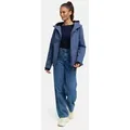 Marikoo Outdoorjacke Brombeere sportliche Übergangsjacke mit Kapuze blau 4XL (48)