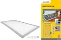 SCHELLENBERG Lichtschachtabdeckung aus Aluminiumgewebe inkl. Alu-Rahmen kürzbar, (Set, 1-St), sauberer Lichtschacht zur Kellerschachtabdeckung, 55 x 125 cm
