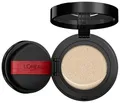 L'Oréal Paris, Infaillible Fresh Wear Cushion Foundation, 24H Halt mit atmungsaktiver flüssiger Formel, schwerelose Deckkraft, natürliches Finish, inklusive Applikator und Spiegel, Farbe N100, 11g