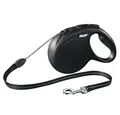 flexi Flexileine FLEXI Rollleine New CLASSIC Seil - 8m, bis 20kg Farbe: Schwarz