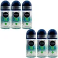 Nivea Deo Roll On Cool Kick 6 x 50ml Deodorant 48H Schutz Anti-Transpirant