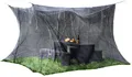 infactory Fliegennetz: Moskitonetz für Innen und Außen, 300 x 300 x 250 cm, 220 Mesh, schwarz (XXL Moskitonetz, für Pavillon, Zelt)