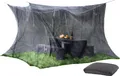 infactory Moskitonetz 300x300x250cm Zelt Doppelbett Fliegengitter Innen und Außen Kastenform
