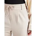 ONLY Bundfaltenhose ONLPoptrash (1-tlg) Drapiert/gerafft braun XS