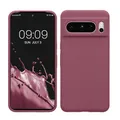 kwmobile Handyhülle für Google Pixel 8 Pro Hülle, für Pixel 8 Pro Case - Hülle Silikon - kabelloses Laden - Orchidee Violett