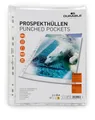 Durable Prospekthüllen (Klarsichthüllen A4 Premium extra stark, 0,08mm) A4 Folienhüllen, 100 Stück, glasklar, 267619