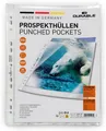 Durable Prospekthüllen (Klarsichthüllen A4 Premium extra stark, 0,08mm) 100 S