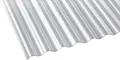 Gutta Polycarbonat-Wellplatte Sinus 76/18 200 x 90 cm 1,4 mm klar