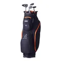 VEVOR Golf-Cart-Tasche mit 14-Wege-Organizer-Unterteilung Oben, 92 cm, 13 Taschen, Premium-Cart-Tasche, langlebige Golftaschen mit Griffen, Staubschutzhülle und abnehmbaren Riemen Schwarz & Orange