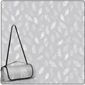 Picknickdecke  Strandmatte Campingdecke Sandfrei 200x200cm grau
