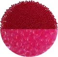 trendfinding 100 g wasserspeicherndes Deko Granulat Rosé-Rot Pink, Korngröße 3.5-4 mm, Dekoration für Blumen und Pflanzen, 10 Liter sehr ergiebig, vielseitig einsetzbar