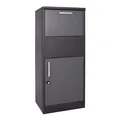 Paketbriefkasten Anthrazit 50x37x115cm Paketbox Freistehend Abschließbar