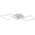 Reality LED Deckenleuchte Trail Weiß matt 7 x 52,6 x 52,6 cm