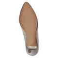 Caprice Damen Pumps High Heels Trichterabsatz Leder Wellenkante 9-22402-44, Größe:37 EU, Farbe:Gold