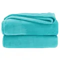 Wohndecke Premium Super Soft Flanell Kuscheldecke Sofadecke, heimtexland, super weich und flauschig, Allergiker geeignet, atmungsaktiv