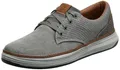 Skechers Herren Moreno Ederson Sneaker, Taupe Canvas, 47.5 EU