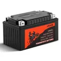 VEVOR Motorradbatterie 12V 6Ah LiFePO4 Lithium vorgeladene Powersports-Batterie