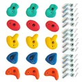 Gartenpirat Klettersteine für Kletterwand Ausführung klein Set mit 15 Stück
