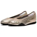 PUMA CATCH SOLEIL BALLERINA METALLIC WHISPER Sneaker mit profillaufsohle aus Gummi, mit Textilmix und Textilfutter goldfarben 39 EU