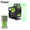 Huepar 901CG grüner 2D Kreuzlinienlaser mit Laserdetektor LR8RG