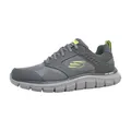 Skechers Herren Track - Syntac Sneakers,Sports Shoes, Grau, 42 EU