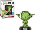 Green Chrome Yoda 2019 Summer Exclusive Star Wars POP! #124 Vinyl Figur Funko