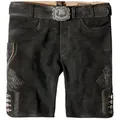 Stockerpoint Trachtenlederhose Corbi4 Herren (1-tlg) Trachtenlederhose, Trachtenhose, Bayerische Lederhose, Oktoberfest grau 52