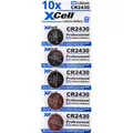 50x CR2430 Lithium Knopfzelle 3V 290mAh (10x 5er Pack) Batterie