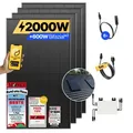 onPower: 2000 Watt Balkonkraftwerk - Ziegeldach (Einzelmontage) / ohne Speicher / 5m
