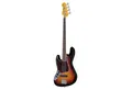 Fender E-Bass, E-Bässe, Linkshänder E-Bässe, American Vintage II 1966 Jazz Bass Lefthand RW 3-Color Sunburst -
