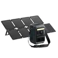 SOLIX C300X - Tragbares kraftwerk - Wechselstrom 220-240 V - 300 Watt - Lithiumeisenphosphat - 288 Wh - Wi-Fi, Bluetooth - Ausgangsanschlüsse: 7 - mit PS60 portable solar panel