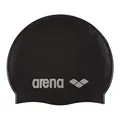 ARENA Classic Unisex Silikon-Badekappe, Schwimmkappe für Frauen und Männer, Badekappe mit Verstärktem Rand, Weiche und Strapazierfähige Schwimmkappe