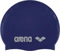 ARENA Unisex – Erwachsene Classic Silicone Badekappe,  Denim-Silver Einheitsgr ✅