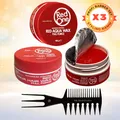 RedOne Aqua Hair Wax Full Force Red 3x150ml + Kamm Maximale Stylingkraft