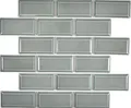 Mosani Mosaikfliesen Metro Subway Fliese Petrol Grau Grün Mosaik Keramik Küche Wand