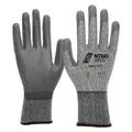 Nitras CUT5, Schnittschutzhandschuhe, Spezialgarn, grau, PU-Beschichtung, grau (Farbcode: 1200), tei (10, 11, 6, 7, 8, 9) (47538819)